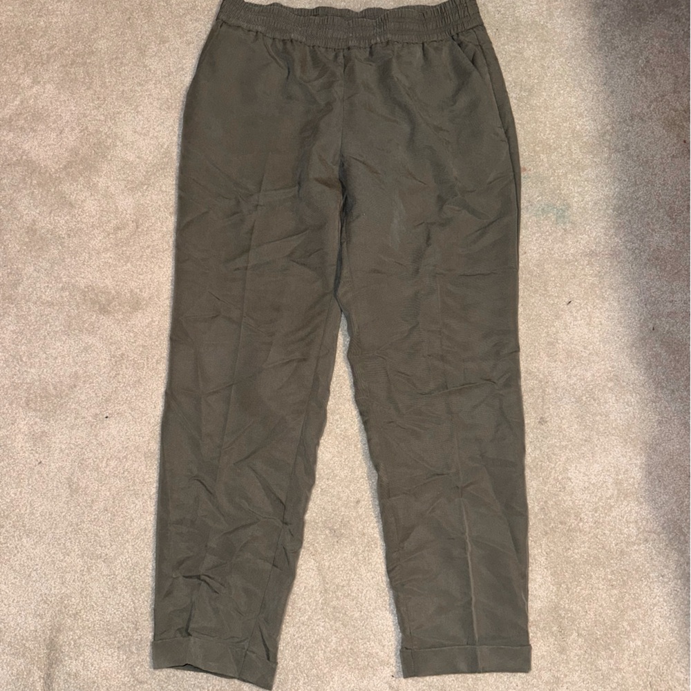 Chicos cuffed green pants